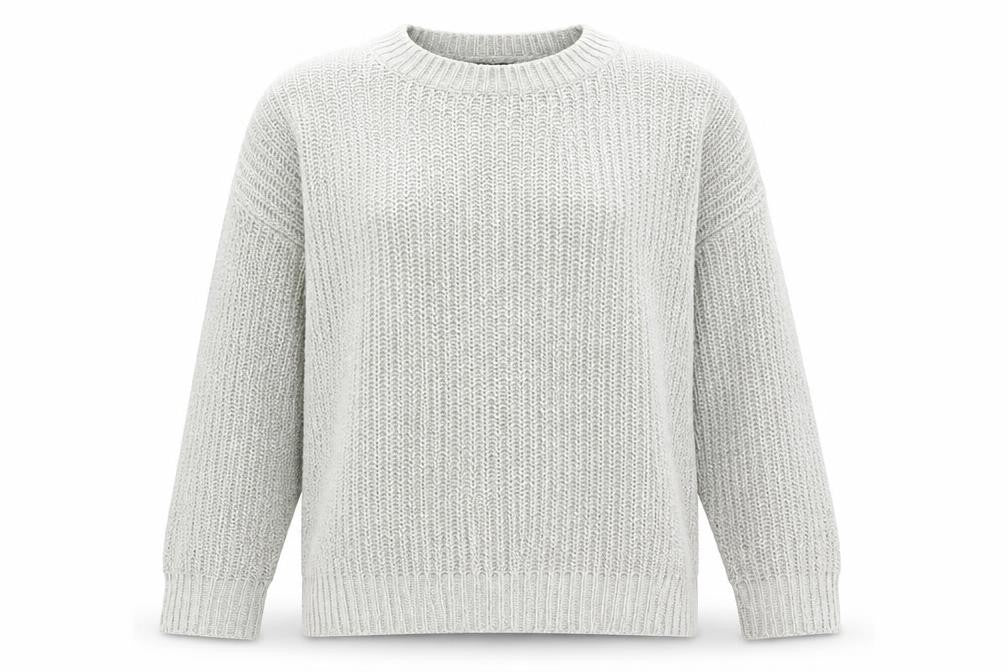 Womens UK Size S New Look Grey Pullover Jumper