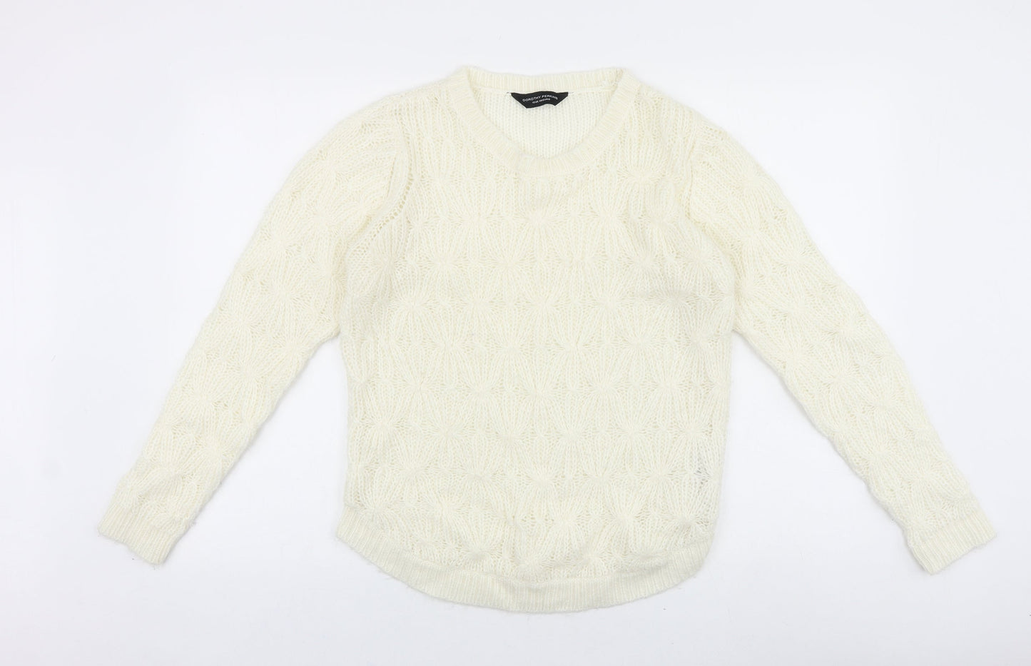 Womens UK Size 12 Dorothy Perkins Ivory Pullover Jumper