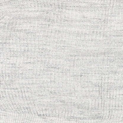 Hollister Mens Grey Round Neck Cotton Pullover Jumper Size XS