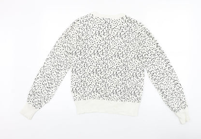 Womens UK Size 10 NEXT White Pullover Jumper