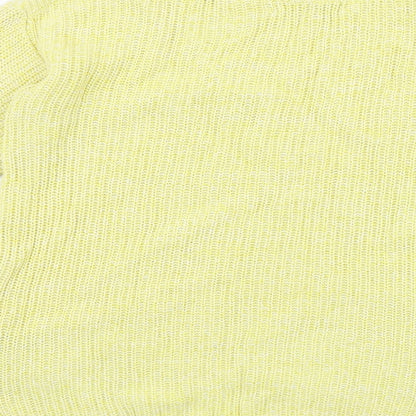 Womens UK Size S Marks and Spencer Yellow Pullover Jumper