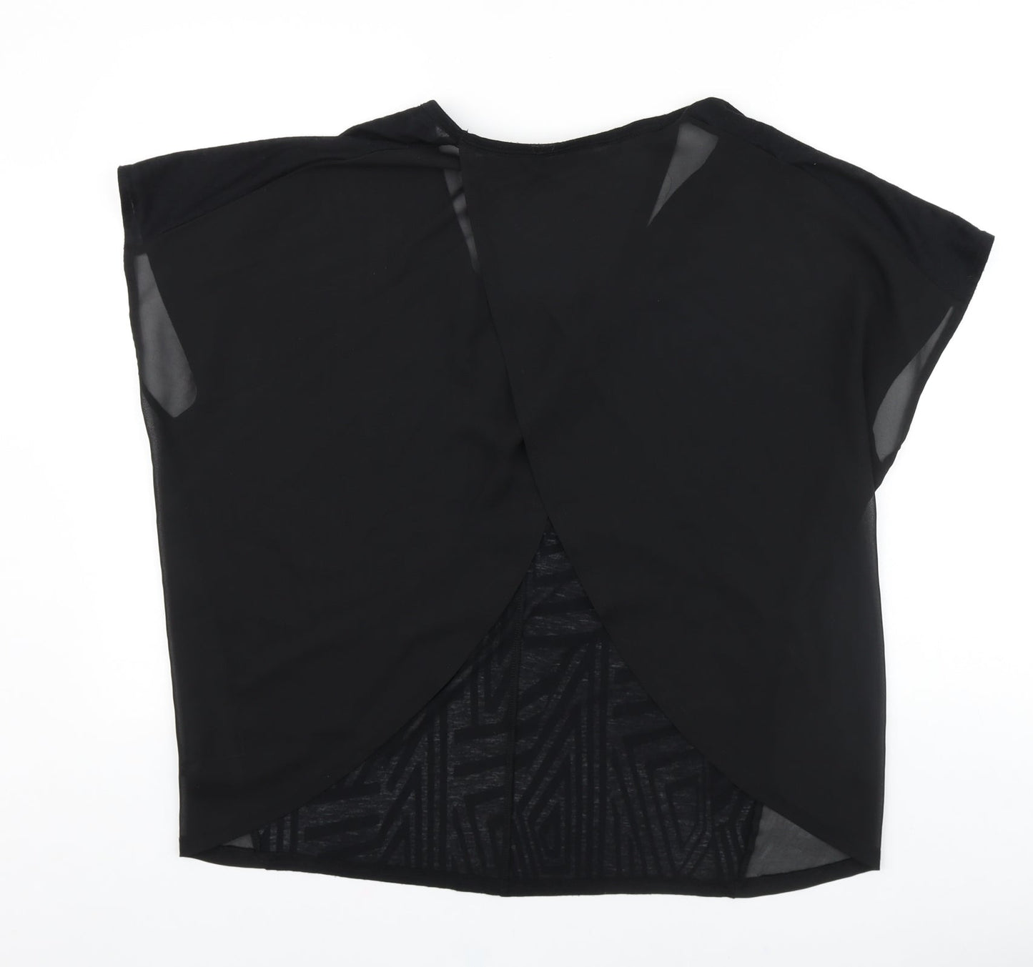 Womens UK Size 12 Limited collection Black Basic T-Shirt