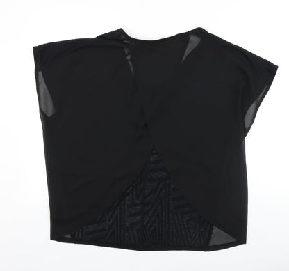 Womens UK Size 12 Limited collection Black Basic T-Shirt