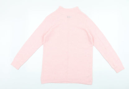 Womens UK Size 10 M&Co Pink Pullover Jumper