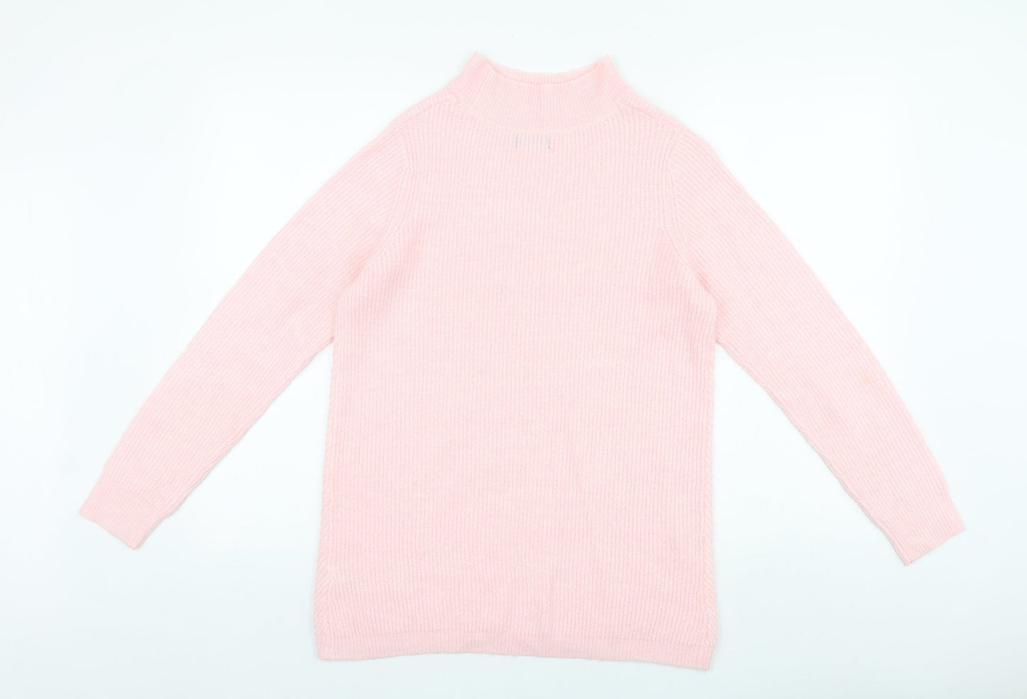 Womens UK Size 10 M&Co Pink Pullover Jumper