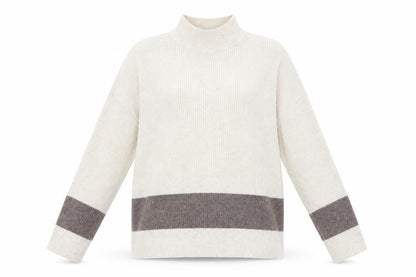Womens UK Size M Jaqueline De Yong Beige Pullover Jumper