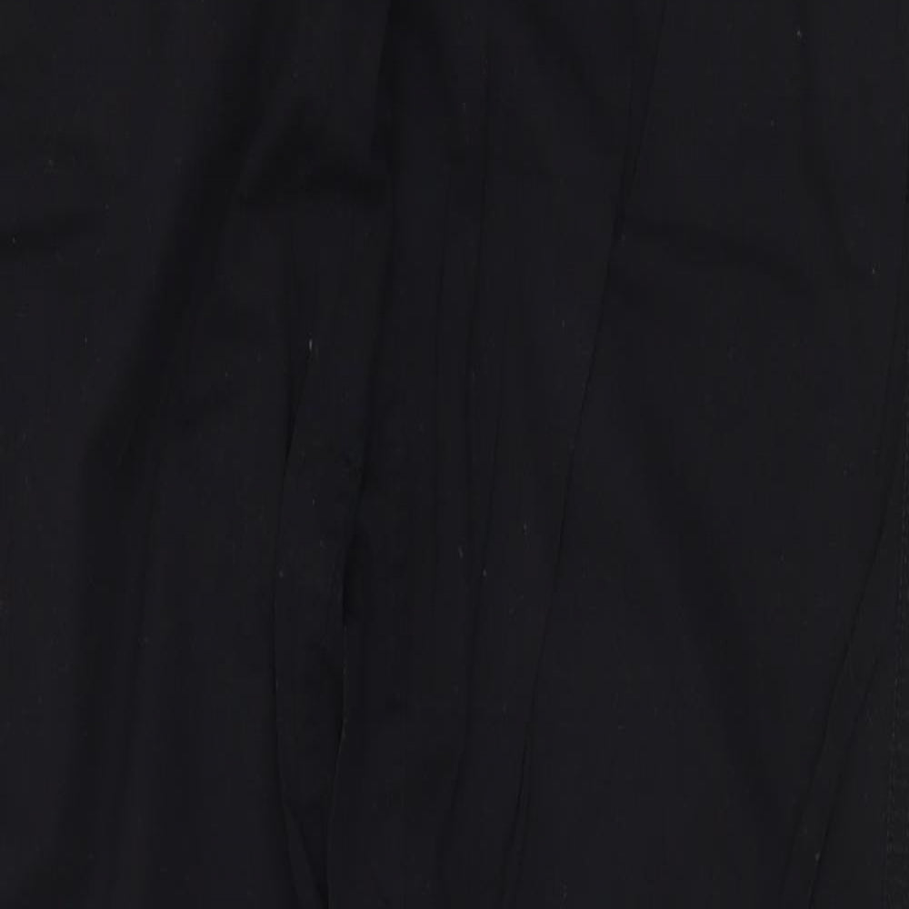 Womens UK Size 10 Marks and Spencer Regular Fit  Black Trousers