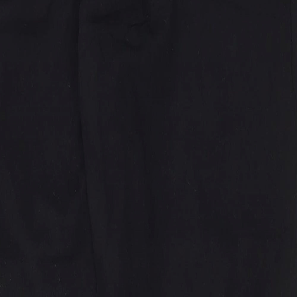 Womens UK Size 10 Marks and Spencer Regular Fit  Black Trousers