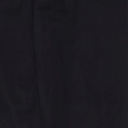 Womens UK Size 10 Marks and Spencer Regular Fit  Black Trousers