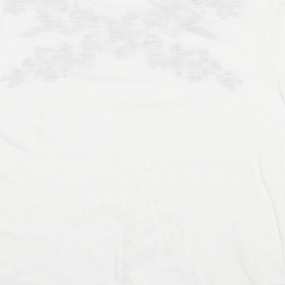 Womens UK Size M EWM White Basic T-Shirt