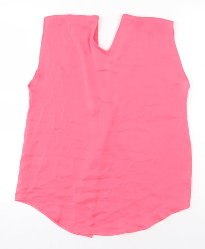 Womens UK Size 6 Marks and Spencer Pink Basic Tank