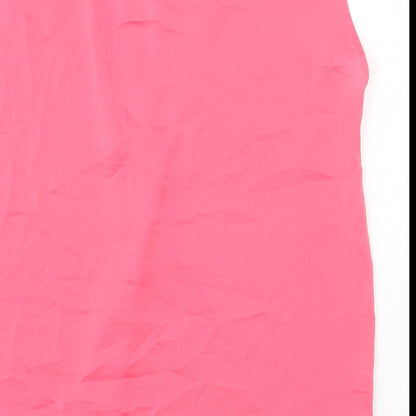 Womens UK Size 6 Marks and Spencer Pink Basic Tank