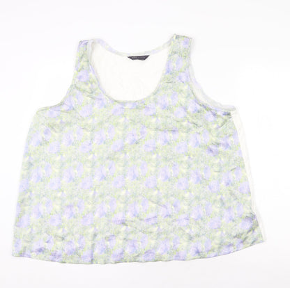 Womens UK Size 20 Marks and Spencer Multicoloured Basic Tank