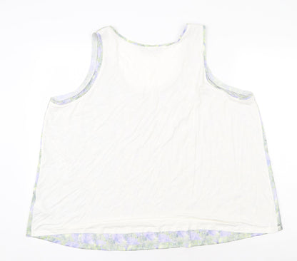 Womens UK Size 20 Marks and Spencer Multicoloured Basic Tank
