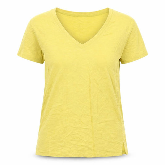 Womens UK Size 6 Per Una Yellow Basic T-Shirt