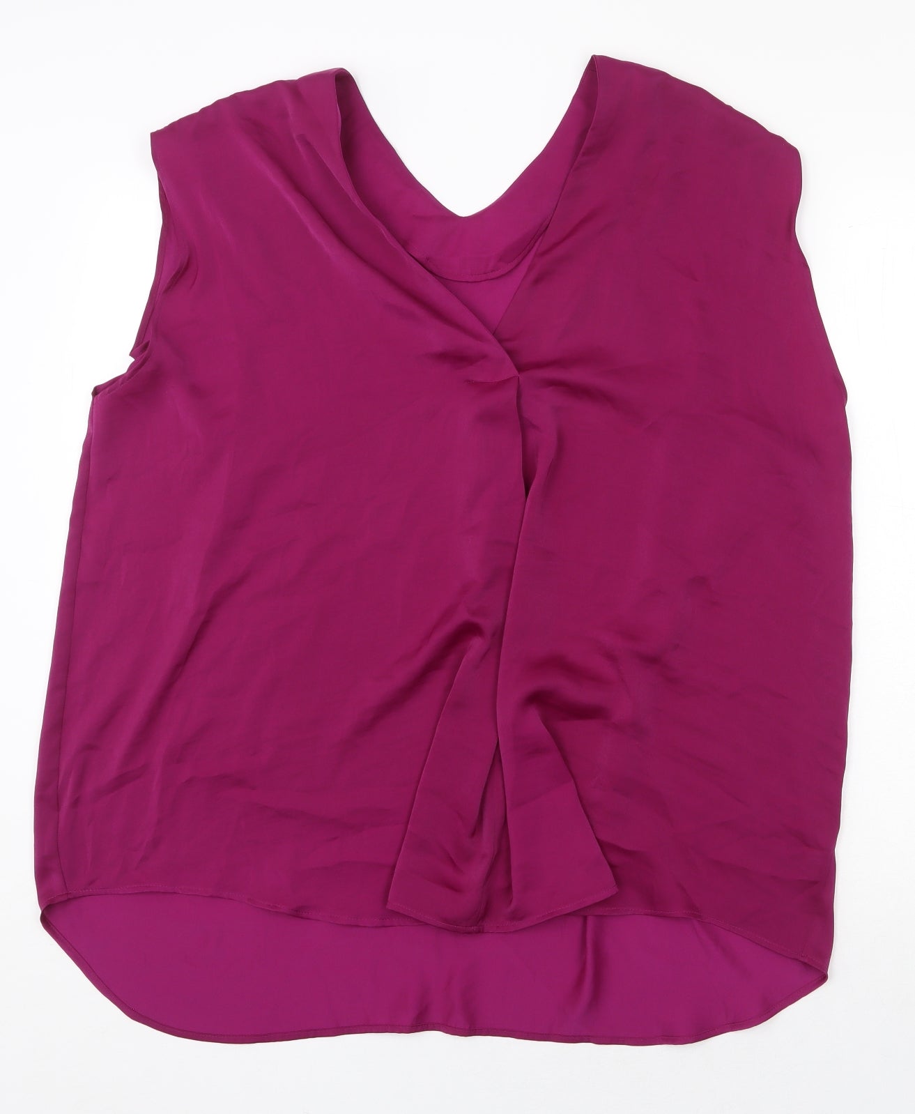 Womens UK Size 22 Marks and Spencer Purple Basic Blouse
