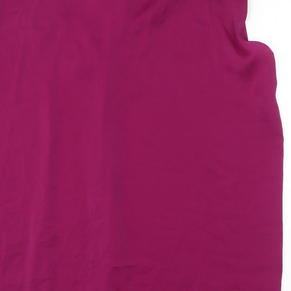 Womens UK Size 22 Marks and Spencer Purple Basic Blouse