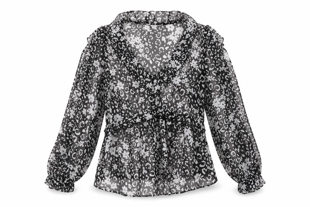 Womens UK Size 8 Topshop Black Basic Blouse