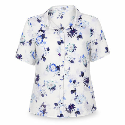 Womens UK Size S Marks and Spencer White Basic Button-Up