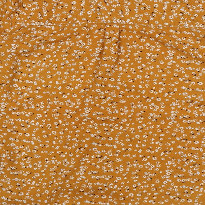 Womens UK Size S Lefties Orange Basic Button-Up