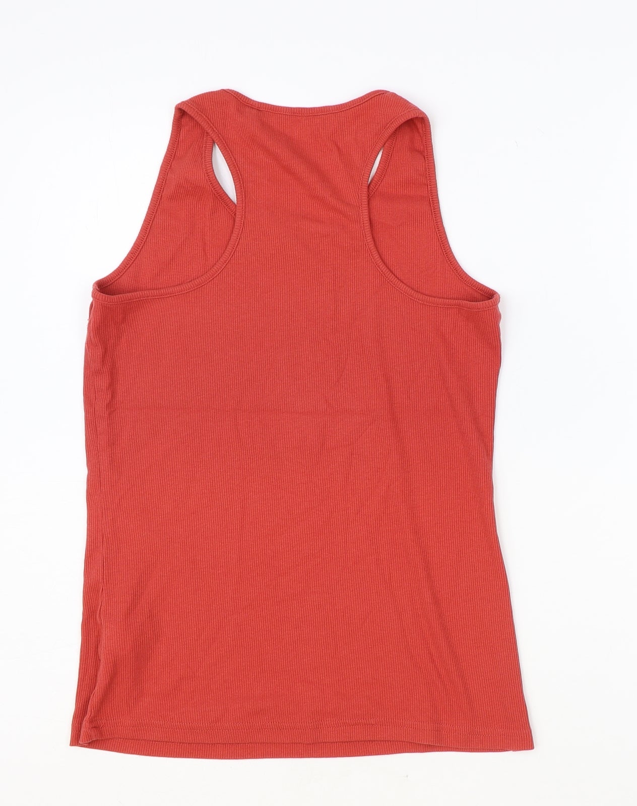 Womens UK Size 10 NEXT Orange Basic Tank