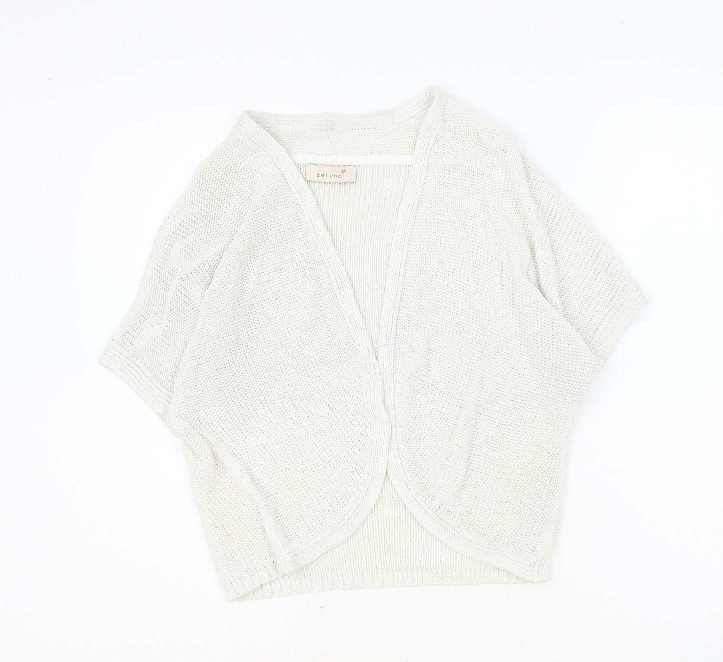 Womens UK Size 12 Marks and Spencer Beige Cardigan Jumper