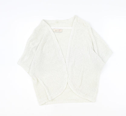 Womens UK Size 12 Marks and Spencer Beige Cardigan Jumper