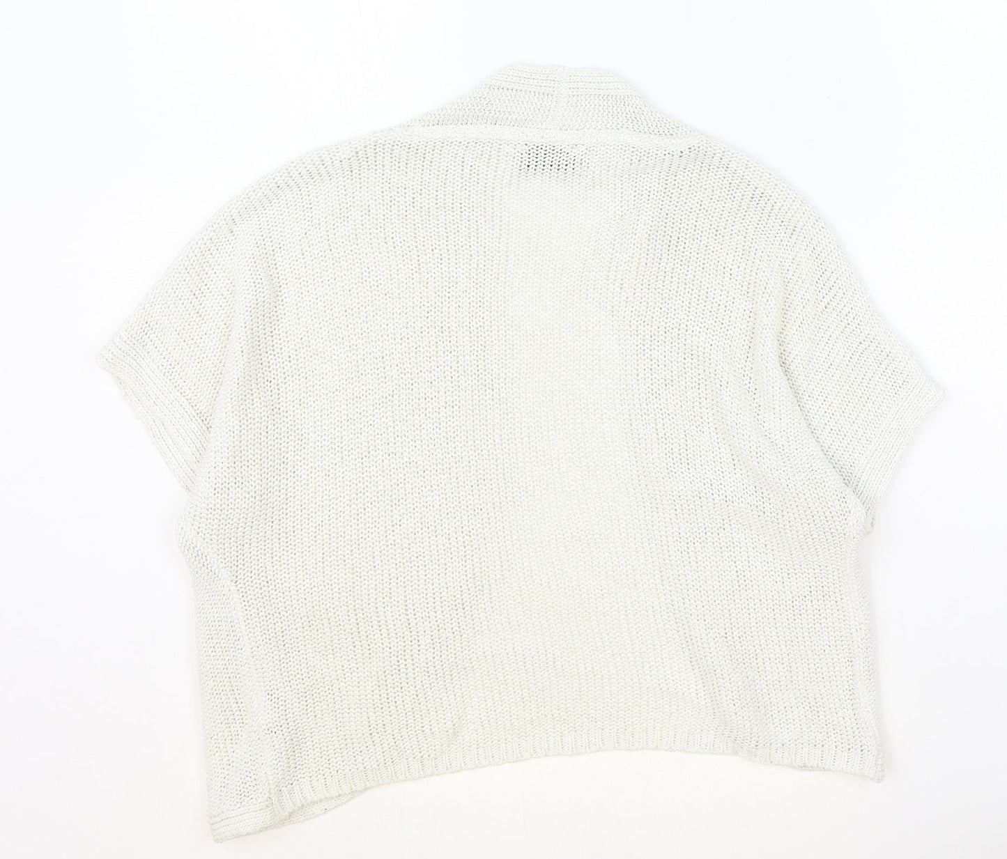 Womens UK Size 12 Marks and Spencer Beige Cardigan Jumper