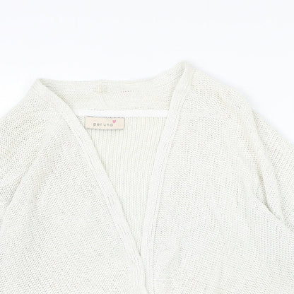 Womens UK Size 12 Marks and Spencer Beige Cardigan Jumper