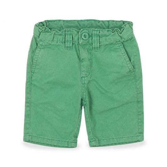 Denim & Co. Boys Green Cotton Cropped Jeans Size 12-18 Months Zip