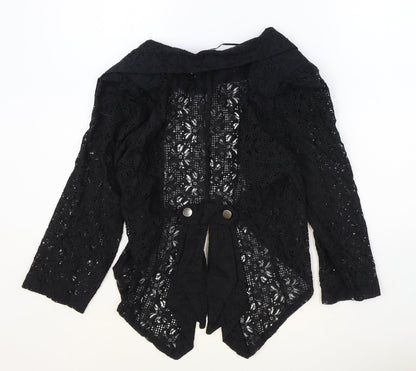 Megcie Womens Black Jacket Size S