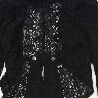 Megcie Womens Black Jacket Size S