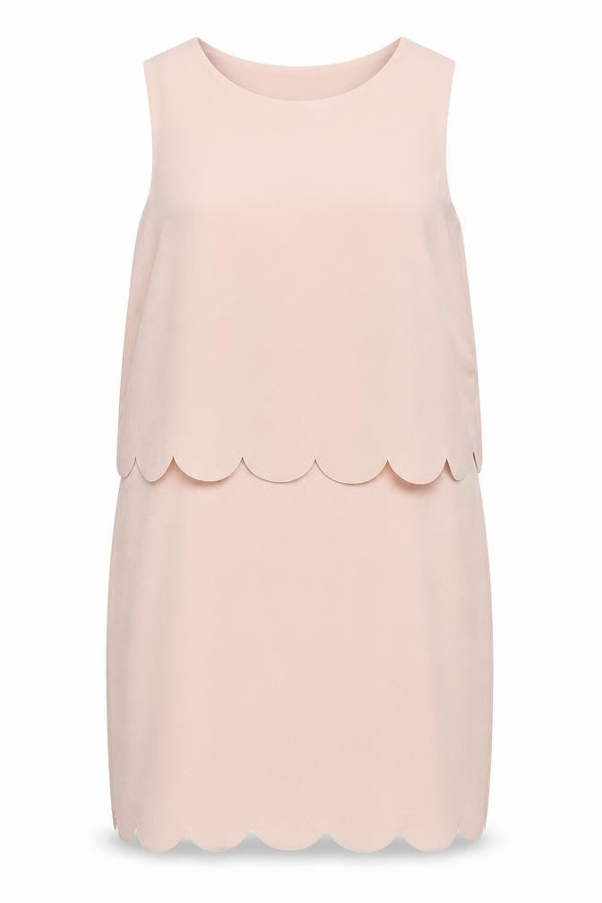 Boohoo Womens Pink Polyester Mini Size 14 Round Neck Pullover