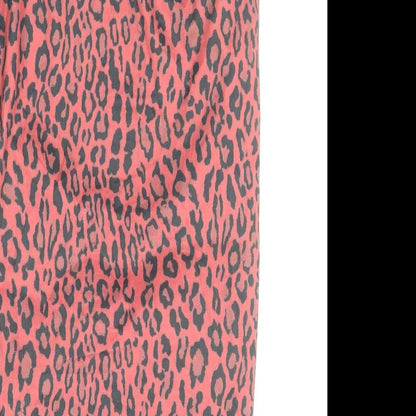 Nakd Womens Red Animal Print Polyester Straight & Pencil Skirt Size M - Leopard Pattern