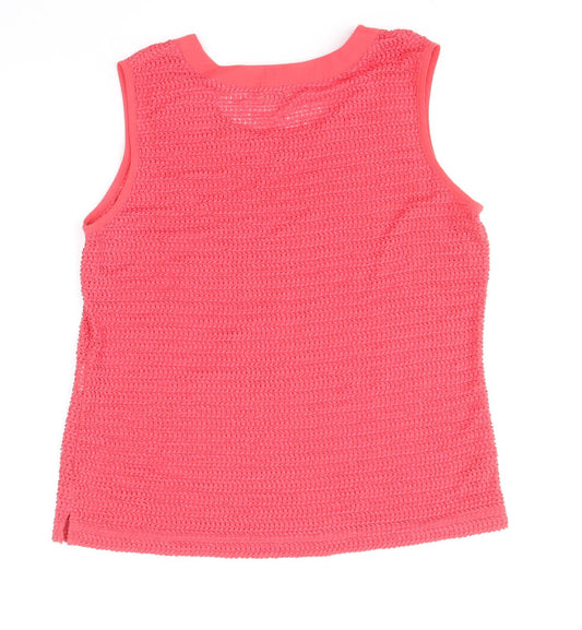 Womens UK Size 14 Rabe Red Basic Tank