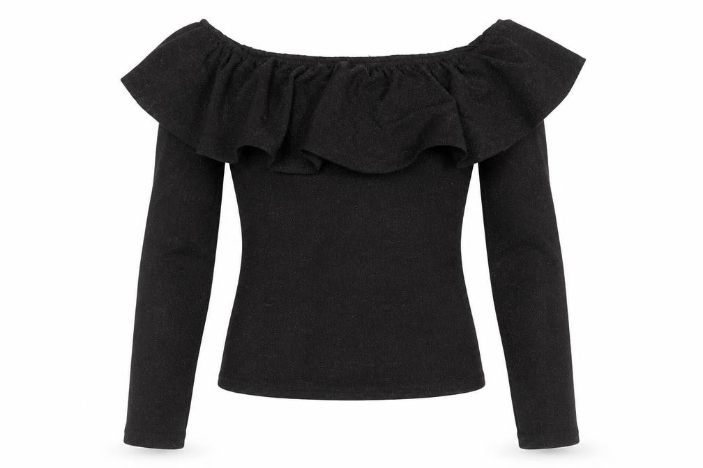 Womens UK Size S H&M Black Basic T-Shirt