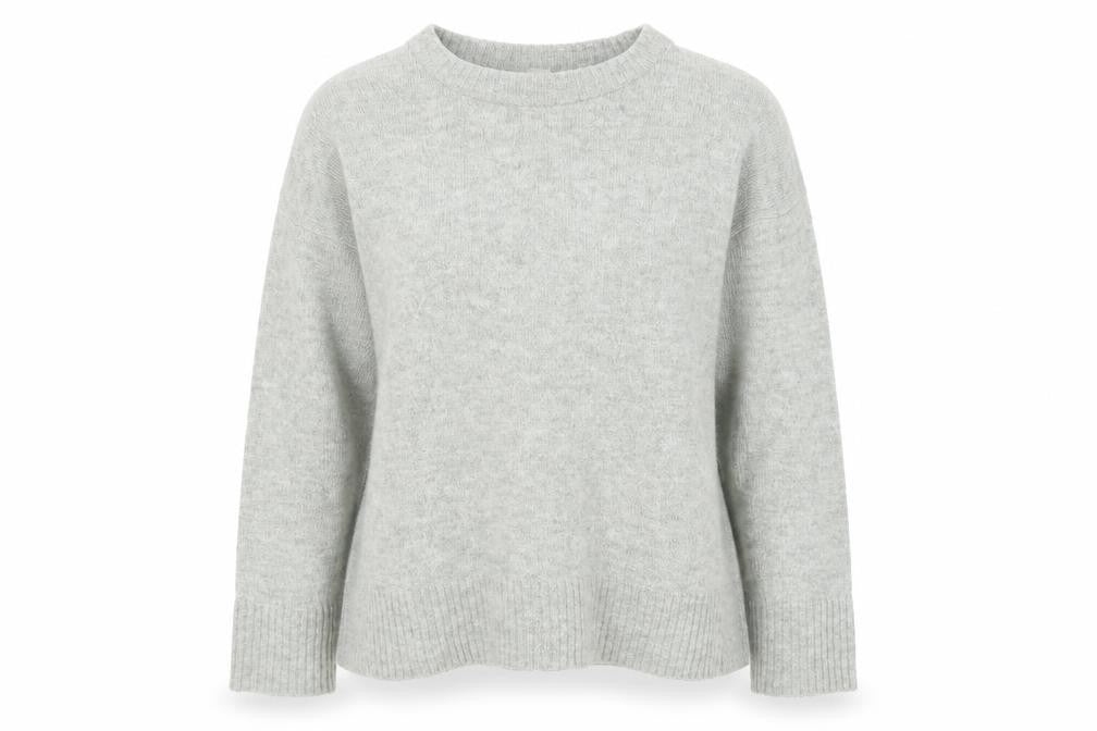 Womens UK Size M Divided Grey Pullover Jumper