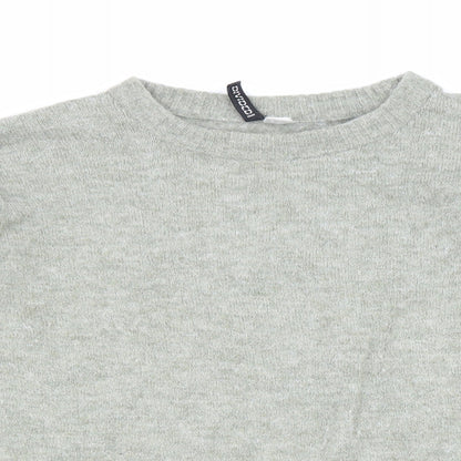 Womens UK Size M Divided Grey Pullover Jumper