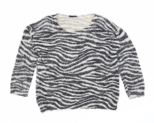 Womens UK Size M Wallis Beige Pullover Jumper