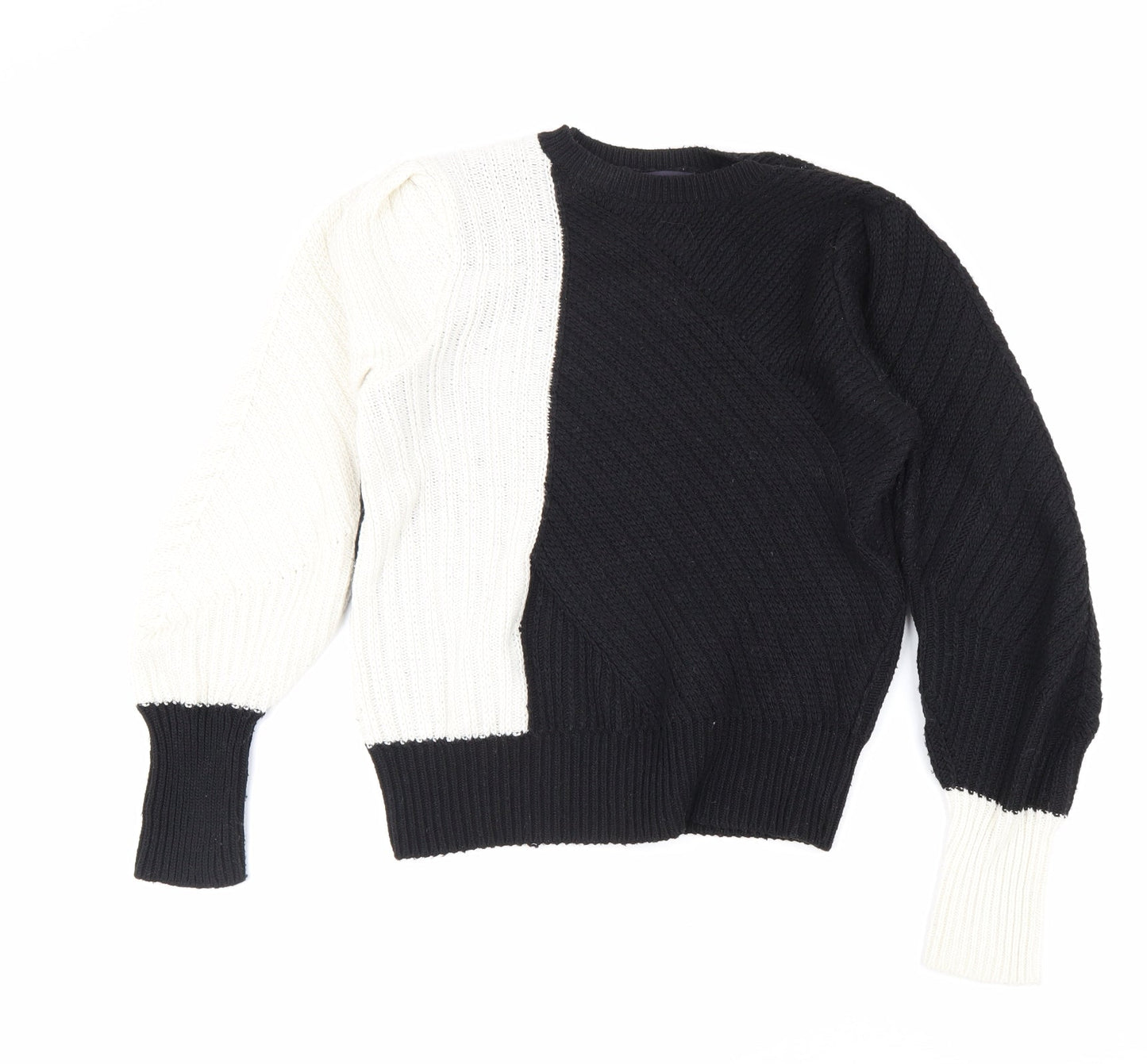Womens UK Size 10 Marks and Spencer Black Pullover Jumper