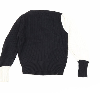 Womens UK Size 10 Marks and Spencer Black Pullover Jumper