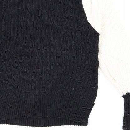 Womens UK Size 10 Marks and Spencer Black Pullover Jumper
