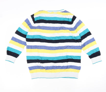 Womens UK Size 16 Per Una Multicoloured Cardigan Jumper