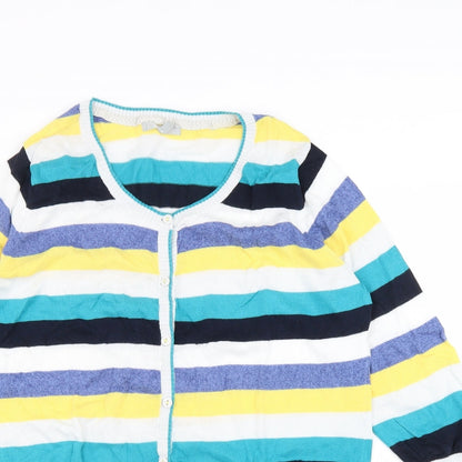 Womens UK Size 16 Per Una Multicoloured Cardigan Jumper