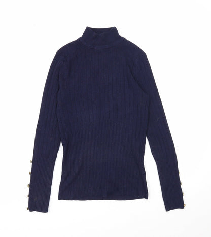 Womens UK Size 6 Marks and Spencer Blue Pullover Jumper