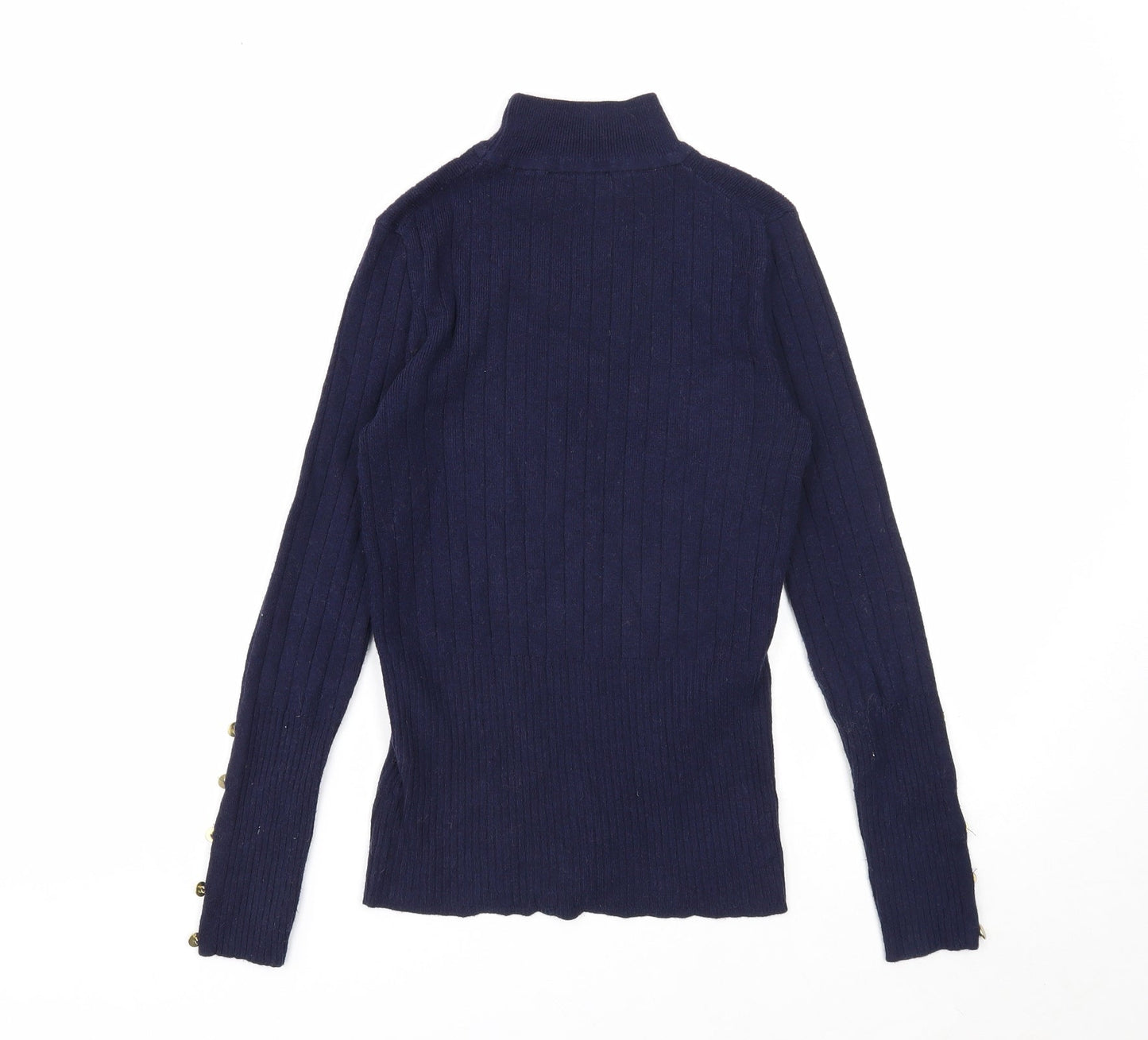 Womens UK Size 6 Marks and Spencer Blue Pullover Jumper