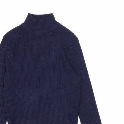 Womens UK Size 6 Marks and Spencer Blue Pullover Jumper