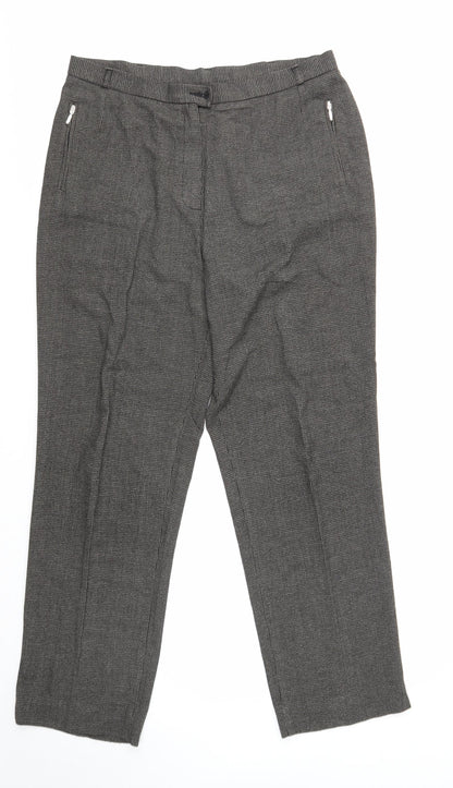 Womens UK Size 16 Marks and Spencer Regular Fit  Grey Trousers