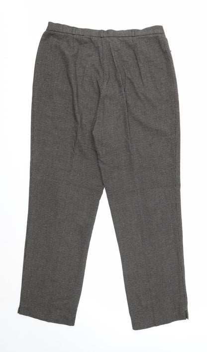 Womens UK Size 16 Marks and Spencer Regular Fit  Grey Trousers