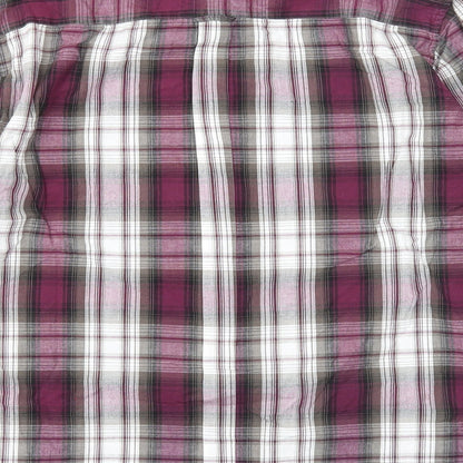 Mens UK Size L French Connection Purple  Button-Up Long Sleeve Casual Shirt